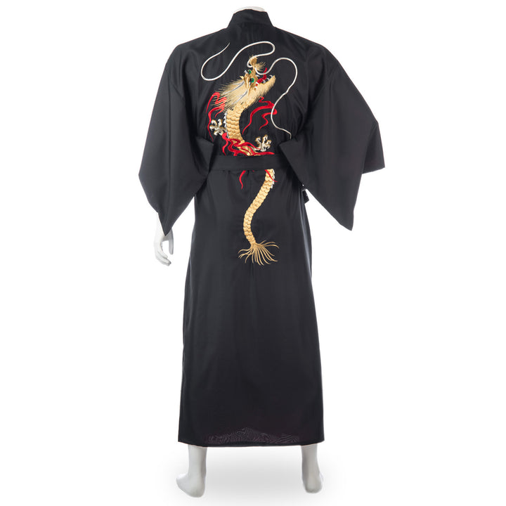 Dragon Embroided Long Kimono