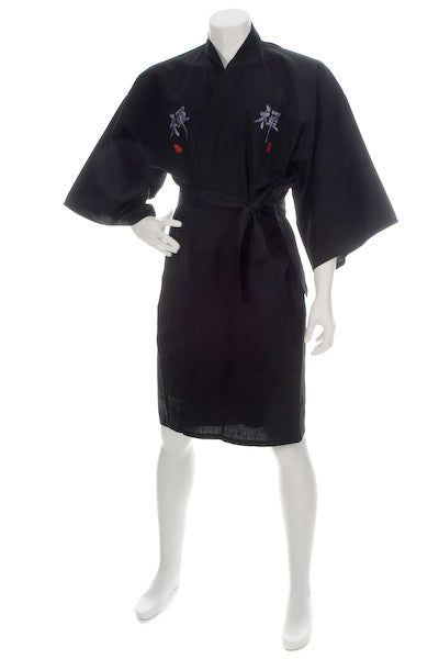 Zen kurzer bestickter Kimono