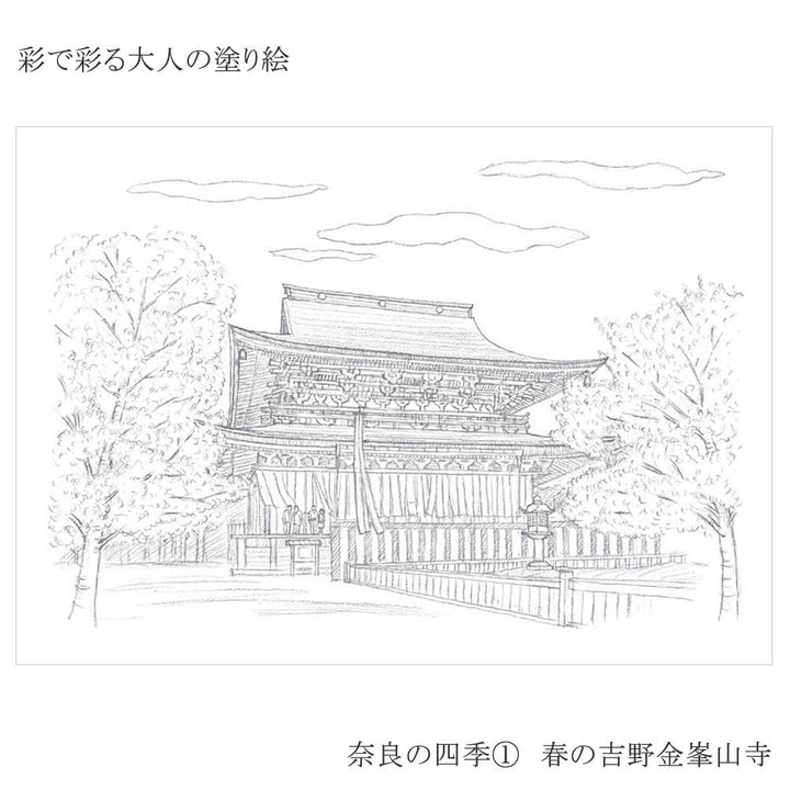 Coloring book for adults Golden Pavilion