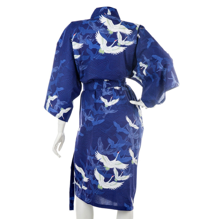 Crane Short Yukata