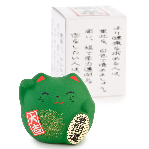 Grüne Feng Shui Manekineko S