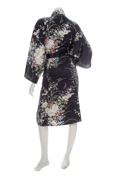 Hana Short Silk Kimono