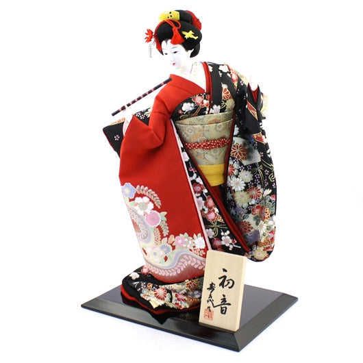 Hatsune -doll in silk kimono