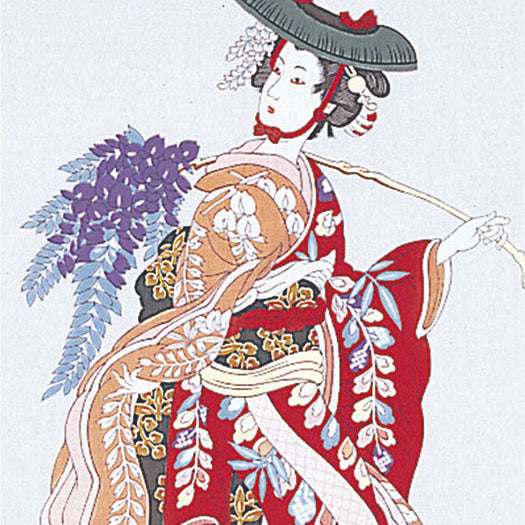 Tenugui Fujimusume