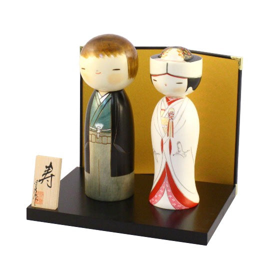 Towani set - wedding Kokeshi