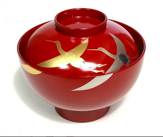 Tsuru Aka Luxuriöse Schale