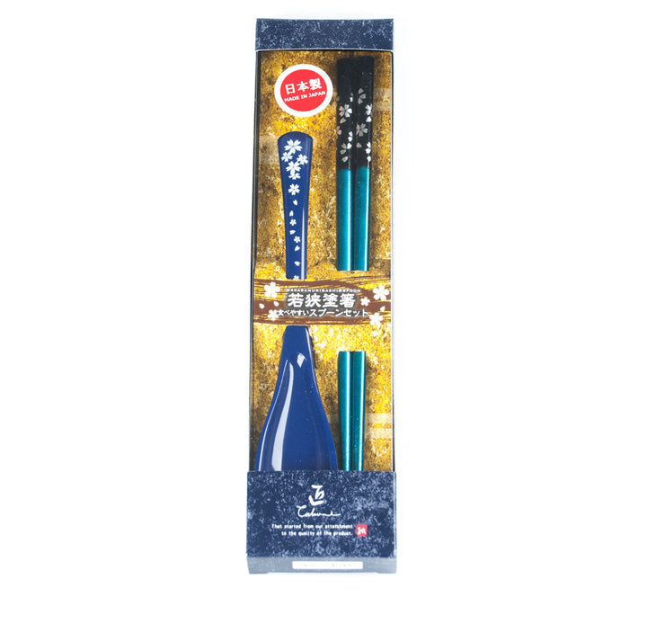 Wakasanuri Blue Chopstick Set